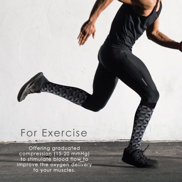 Knee High Compression Socks_Black Diamond - Image 4