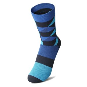 Crew High Compression Socks_Blue Diamond