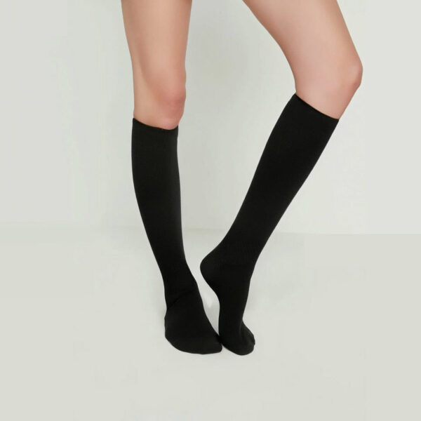 Knee High Compression Socks_Just Black - Image 2