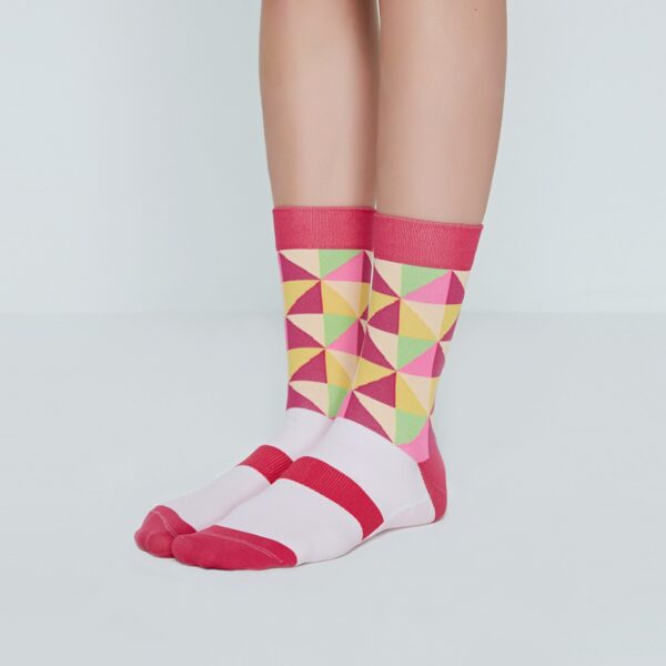 Crew High Compression Socks_Pink Diamond - Image 2