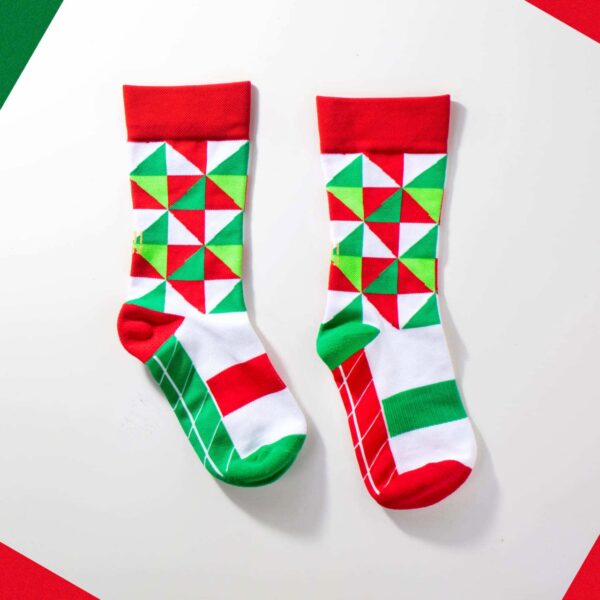 Crew High Compression Socks_Xmas Diamond - Image 4