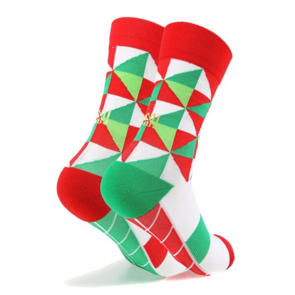Crew High Compression Socks_Xmas Diamond - Image 5