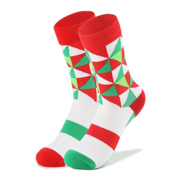 Crew High Compression Socks_Xmas Diamond
